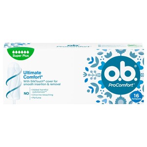 O.B Tampons Super Plus 16 Pieces