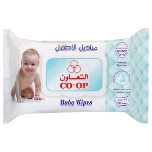 Co-Op Baby Wipes 72 Pieces