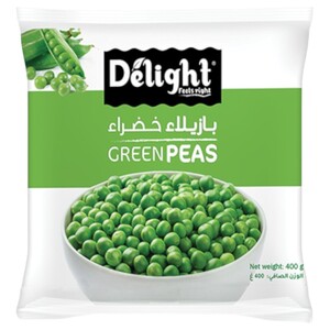 Delight Frozen Green Peas 400G