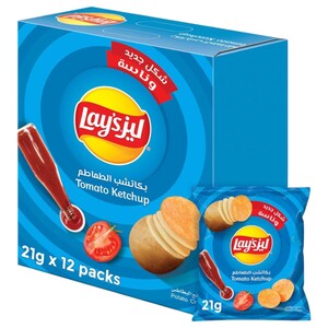 Lay's Potato Chips Ketchup 12G X21