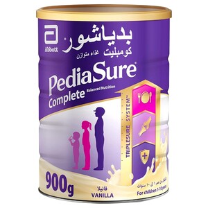 Pediasure Milk Complete Balanced Nutrition Vanilla 900G