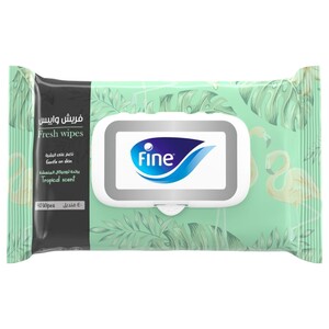 Fine Fresh Wipes Tropical 40 Pieces