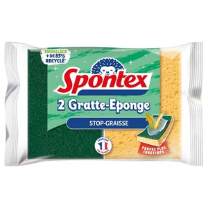 Spontex Sponges Stay Clean 2 Pieces