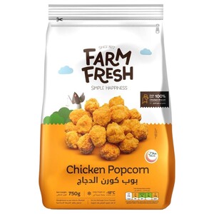 Farm Fresh Frozen Chicken Popcorn 750G