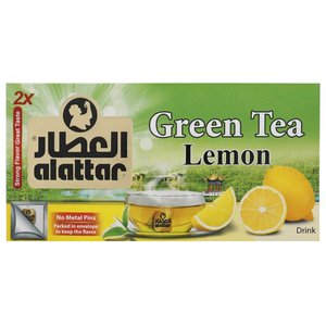 Al Attar Green Tea Lemon 12 Bags 30G