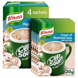 Knorr Cup A Soup Cream Of Mushroom 20G X4