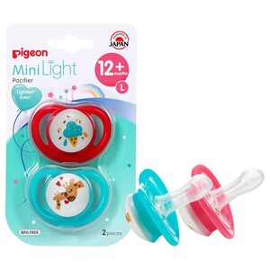 Pigeon Minilight Pacifier Twin Large Size Girl