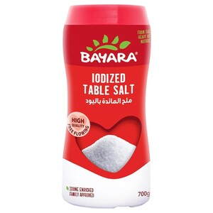 Bayara Iodized Table Salt 700G