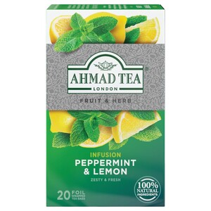 Ahmad Tea Peppermint & Lemon 20 Bags 30G