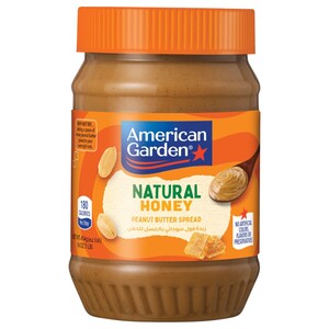 American Garden Peanut Butter Natural Honey 454G