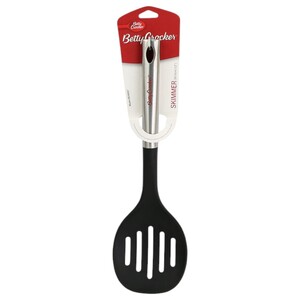 Betty Crocker Nylon Slotted Spoon With Stainless Steel Handle