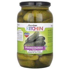 American Kitchen Pickled Gherkins Whole 963G