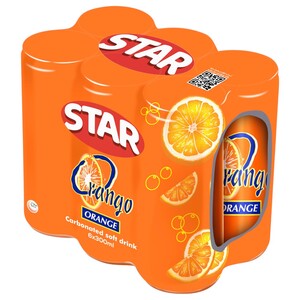 Star Soft Drink Orange 300Ml X6
