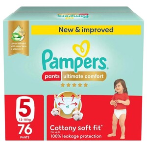 Pampers Baby Diaper Main Line Pants Size 5 76 Pieces