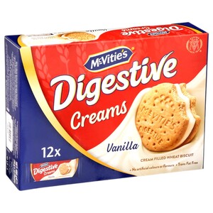 Mcvities Digestive Creams Vanilla 40G X12