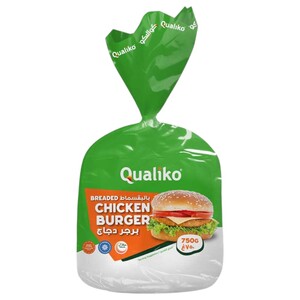 Qualiko Breaded Chicken Burger Frozen 750G