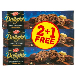 Tiffany Delights Triple Chocolate Cookies 90G 2 + 1 Free