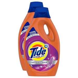 Tide Power Gel Detergent Liquid Downy Lavender 1.8L X2