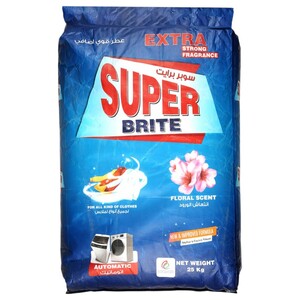 Super Brite Detergent Powder 2In1 Bag 25Kg