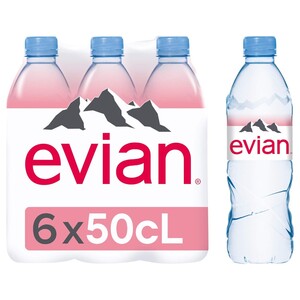 Evian Mineral Water 500Ml X6