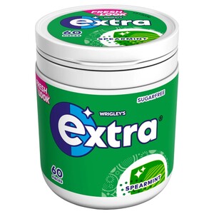 Wrigley's Extra Gum Spearmint Sugar Free 84G
