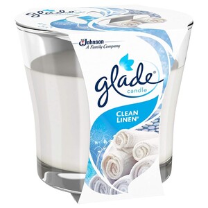 Glade Candle Clean Linen 96G