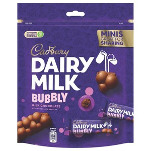 Cadbury Dairy Milk Bubbly Mini Bag 168G
