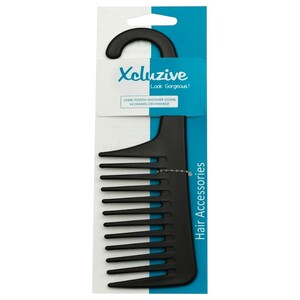 Xcluzive Wide Tooth Shower Comb With Handle