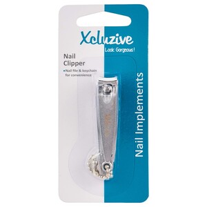 Xcluzive Nail Clippers With Ball Key Ring + File