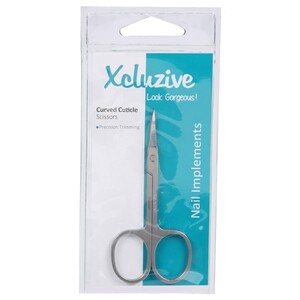 Xcluzive Cuticle Scissors Curved Extra Fine