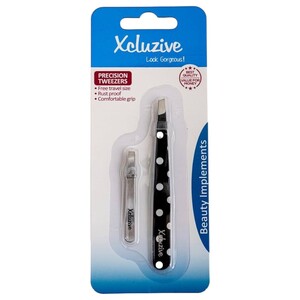 Xcluzive Precision Tweezers 3 Colors With Pvc Sleeve