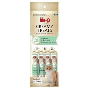 Me-O Gold Creamy Treats Tuna Healthy Digestive System Cat Treat 4 Pieces 15G