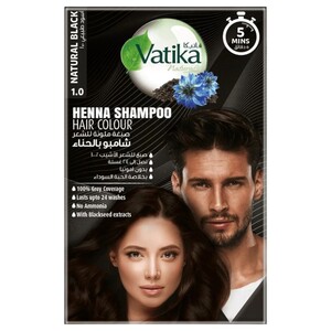 Vatika Henna Color Shampoo Black 20Ml