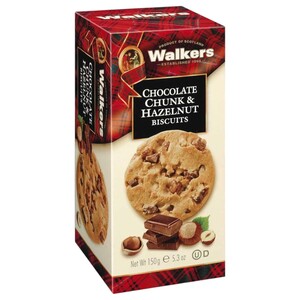 Walkers Biscuits Chocolate Chunk & Hazelnut 150G