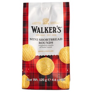 Walkers Mini Shortbread Rounds Bags 125G