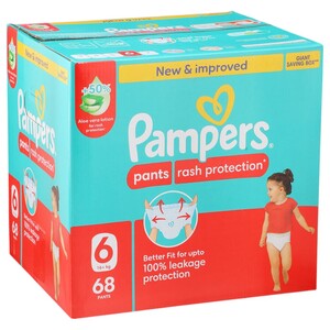 Pampers Pants Rash Protection Size 6 68 Pieces