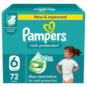 Pampers Baby Diaper Main Line Taped Size 6 72 Pieces