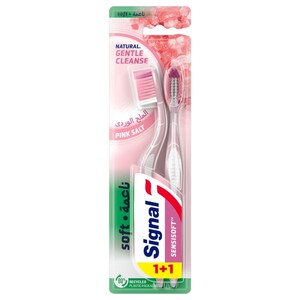 Signal Toothbrush Himalayan Rock Salt Soft 2 Pieces