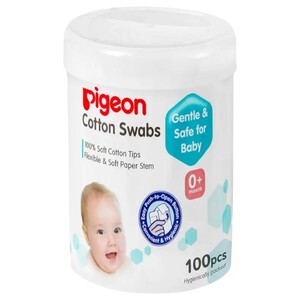 Pigeon Cotton Swabs Hinged 100 Pieces