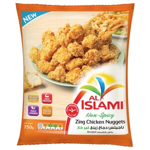 Al Islami Frozen Zing Chicken Nuggets Non Spicy 750G