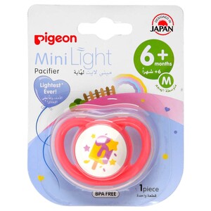 Pigeon Minilight Pacifier Medium Size Girl