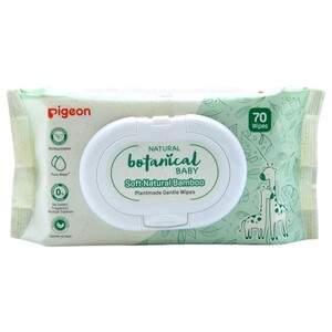 Pigeon Natural Botanical Baby Wipes 70 Pieces