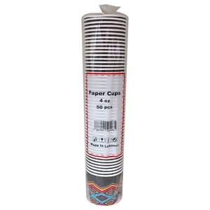Paper Cups 4Oz 50 Pieces