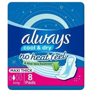 Always Pads Maxi Thick Long 8 Pieces