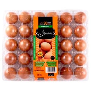 Jenan Eggs Brown Medium 30 Pieces