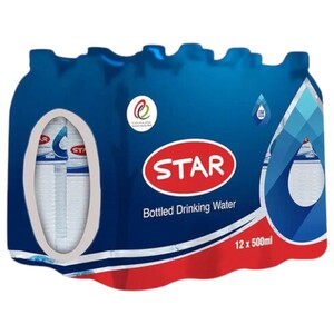 Star Bottled Drinking Water 500Ml X12
