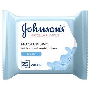 Johnson's Micellar Cleansing Wipes For Dry Skin 25 Pieces