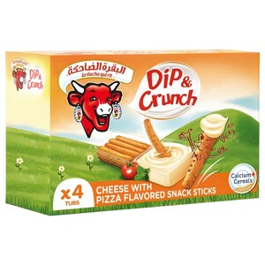 La Vache Qui Rit Dip & Crunch Pizza 4 Tubs 140G
