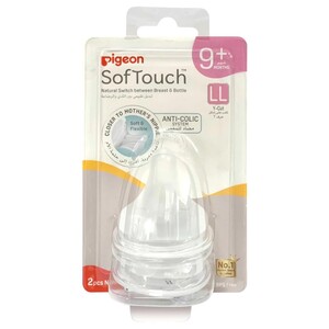 Pigeon Softouch Wn Nipples Ll 2 Pieces