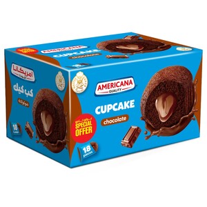 Americana Cupcake Chocolate 28G X18 -24% Off